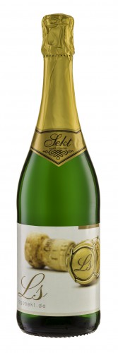 Sekt Grün / Gold (inkl. Halsschleife) / Trocken / 0,75 l