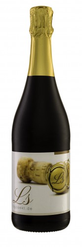 Sekt Matt-Schwarz / Gold (Kurz) / Trocken / 0,75 l